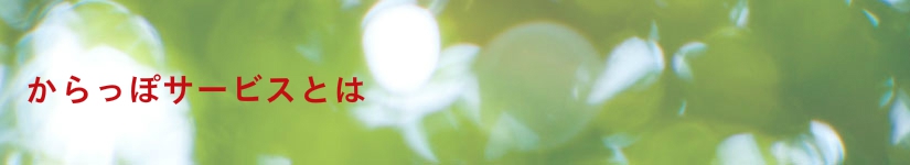 大分からっぽサービスとは