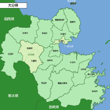 大分の不用品回収・処分エリアマップ